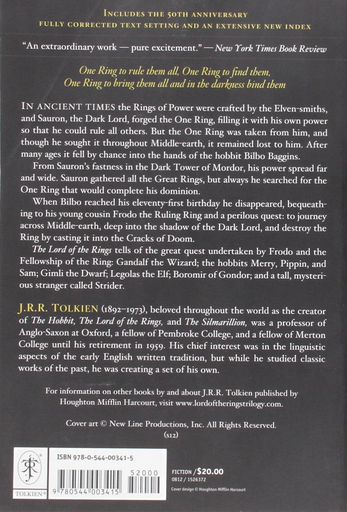 [9780618645619] LORD OF THE RINGS