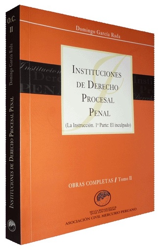 [9786124528804] INSTITUCIONES DE DERECHO PROCESAL PENAL