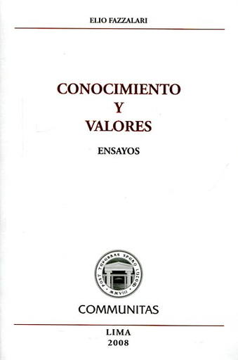 [9786034530935] CONOCIMIENTO Y VALORES