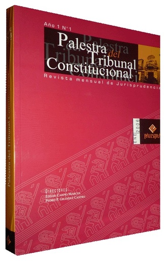 [1000000000224] PALESTRA DEL TRIBUNAL CONSTITUCIONAL 1, AÑO 2006
