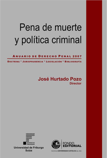 [9789972428500] PENA DE MUERTE Y POLÍTICA CRIMINAL