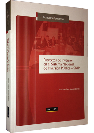 [9789972042003] PROYECTOS DE INVERSIÓN EN EL SISTEMA NACIONAL DE INVERSIÓN PÚBLICA - SNIP