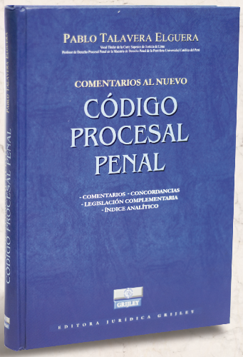 [9972040356] COMENTARIOS AL NUEVO CÓDIGO PROCESAL PENAL