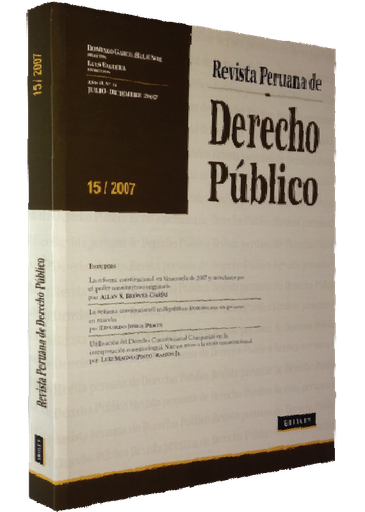 [000407] REVISTA PERUANA DE DERECHO PÚBLICO 15