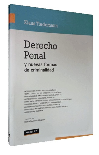 [9789972041419] DERECHO PENAL Y NUEVAS FORMAS DE CRIMINALIDAD