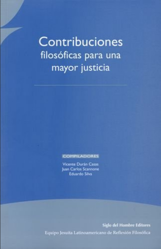 [9789586650892] CONTRIBUCIONES FILOSÓFICAS PARA UNA MAYOR JUSTICIA