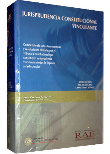 [9786124538797] JURISPRUDENCIA CONSTITUCIONAL VINCULANTE