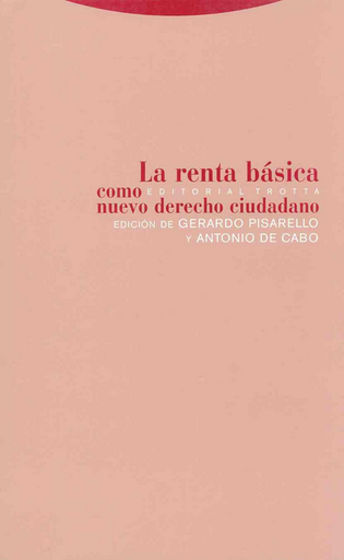 [9788481648638] LA RENTA BÁSICA COMO NUEVO DERECHO CIUDADANO