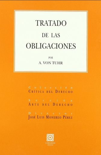 [9788498361643] TRATADO DE LAS OBLIGACIONES