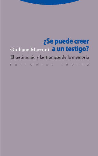 [9788498791587] ¿SE PUEDE CREER A UN TESTIGO?