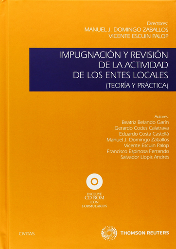 [9788447034147] IMPUGNACIÓN Y REVISIÓN DE LA ACTIVIDAD DE LOS ENTES LOCALES