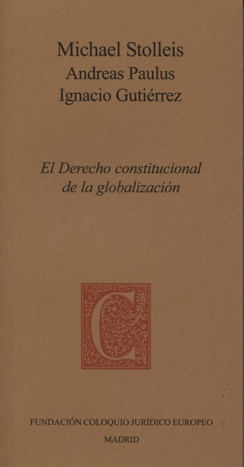 [9788461646418] EL DERECHO CONSTITUCIONAL DE LA GLOBALIZACIÓN