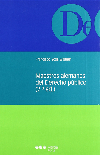 [9788497682343] MAESTROS ALEMANES DEL DERECHO PÚBLICO