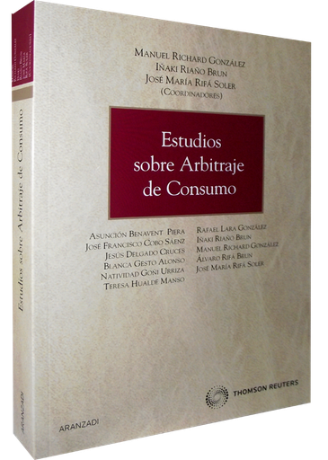 [9788499030333] ESTUDIOS SOBRE ARBITRAJE DE CONSUMO