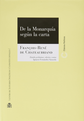 [9788425916571] DE LA MONARQUÍA SEGÚN LA CARTA