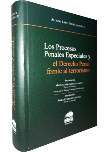[9786124037504] LOS PROCESOS PENALES ESPECIALES Y EL DERECHO PENAL FRENTE AL TERRORISMO
