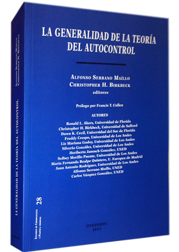 [9788490317396] LA GENERALIDAD DE LA TEORÍA DEL AUTOCONTROL