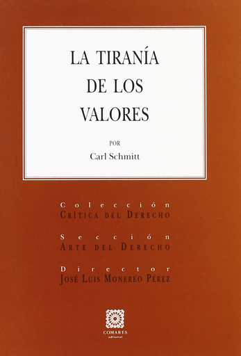 [9788498367102] LA TIRANÍA DE LOS VALORES
