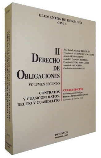 [9788490316115] ELEMENTOS DE DERECHO CIVIL (II - 2)
