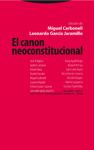 [9788498791624] EL CANON NEOCONSTITUCIONAL