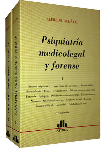 [9789505086184] PSIQUIATRÍA MEDICOLEGAL Y FORENSE (2 vols.)