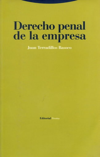 [9788481640540] DERECHO PENAL DE LA EMPRESA