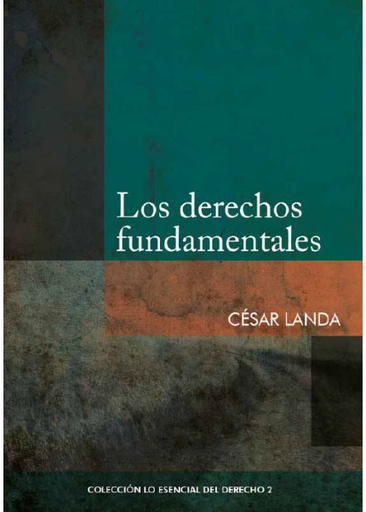 [9786123172312] LOS DERECHOS FUNDAMENTALES