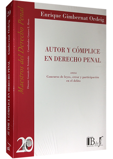 [9789974578609] AUTOR Y CÓMPLICE EN DERECHO PENAL