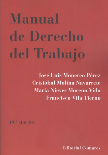 [9788413692463] MANUAL DE DERECHO DEL TRABAJO