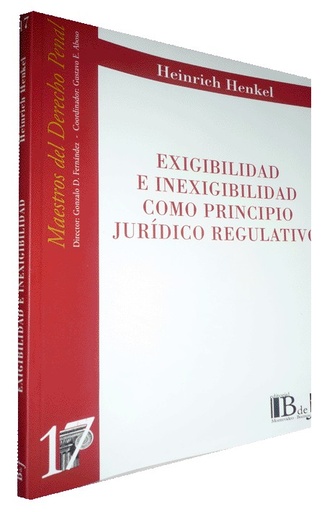 [9789974578456] EXIGIBILIDAD E INEXIGIBILIDAD COMO PRINCIPIO JURÍDICO REGULATIVO