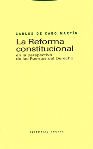 [9788481645880] LA REFORMA CONSTITUCIONAL