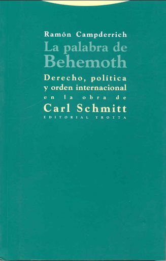 [9788481647433] LA PALABRA DE BEHEMOTH
