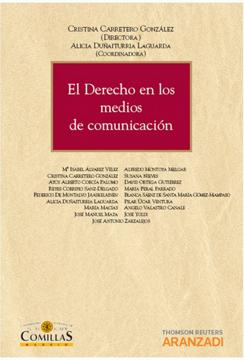 [9788490148747] EL DERECHO DE LOS MEDIOS DE COMUNICACIÓN