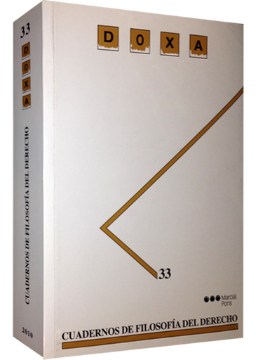 [1000000010780] DOXA, CUADERNOS DE FILOSOFÍA DEL DERECHO N° 33