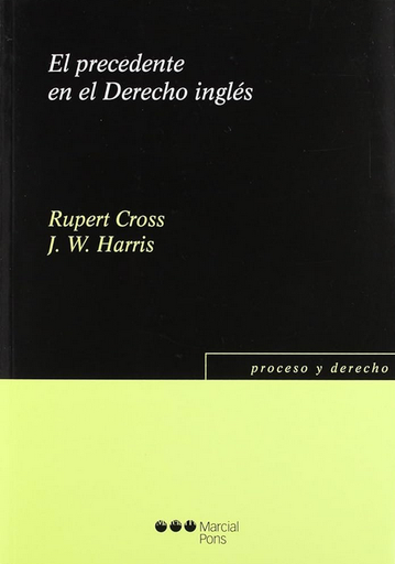 [9788497689397] EL PRECEDENTE EN EL DERECHO INGLÉS