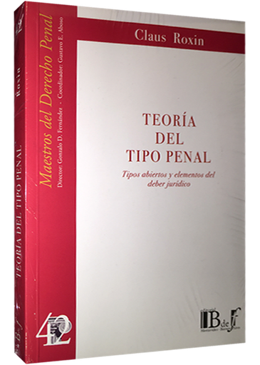 [9789974708280] TEORÍA DEL TIPO PENAL