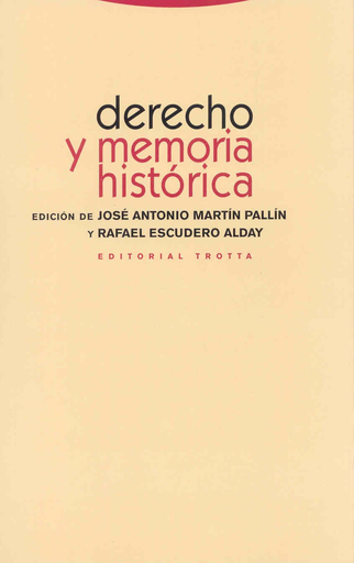 [9788481649642] DERECHO Y MEMORIA HISTÓRICA