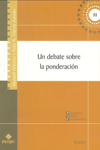 [9786124047749] UN DEBATE SOBRE LA PONDERACIÓN