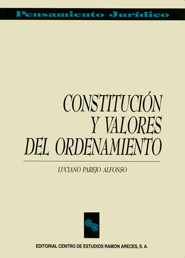 [9788487191633] CONSTITUCIÓN Y VALORES DEL ORDENAMIENTO