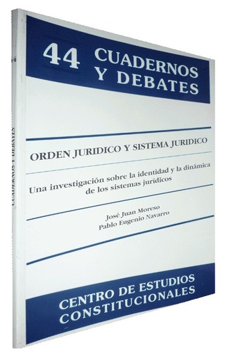 [9788425909412] ORDEN JURÍDICO Y SISTEMA JURÍDICO