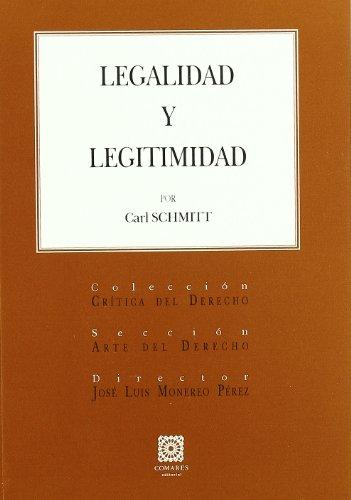 [9788498361216] LEGALIDAD Y LEGITIMIDAD