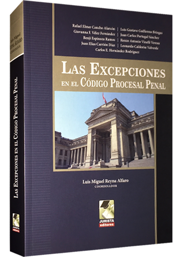 [9786124184451] LAS EXCEPCIONES EN EL CÓDIGO PROCESAL PENAL