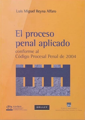 [9789972042263] EL PROCESO PENAL APLICADO