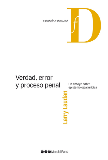 [9788415664741] VERDAD, ERROR Y PROCESO PENAL