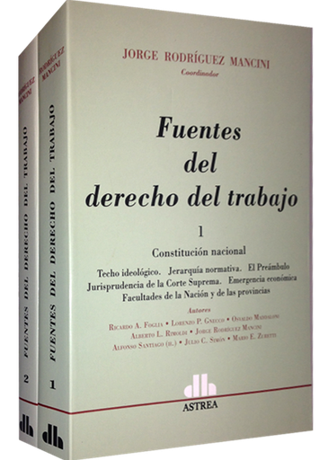 [9789505089833] FUENTES DEL DERECHO DEL TRABAJO