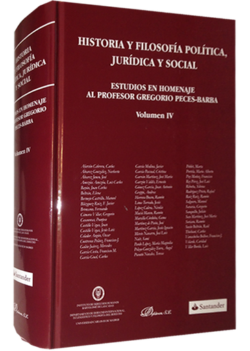 [9788498492422] HISTORIA Y FILOSOFÍA POLÍTICA, JURÍDICA Y SOCIAL