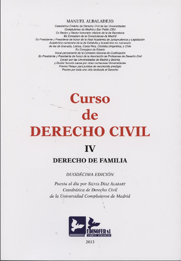 [9788415276142] CURSO DE DERECHO CIVIL IV