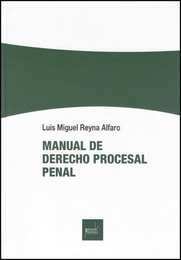 [9786124265068] MANUAL DE DERECHO PROCESAL PENAL