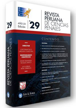 [9772306760029] REVISTA PERUANA DE CIENCIAS PENALES 29