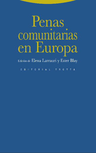 [9788498792270] PENAS COMUNITARIAS EN EUROPA